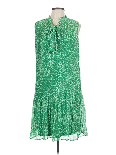 Pre-owned Dkny Casual Dress In Green