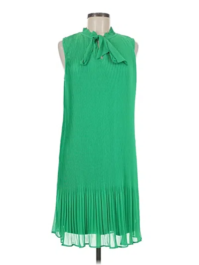 Pre-owned Dkny Casual Dress In Green