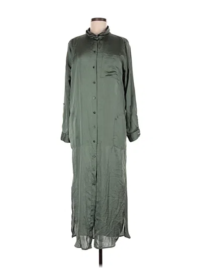 Pre-owned Dkny Casual Dress In Green