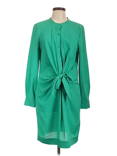 Pre-owned Dkny Casual Dress In Green