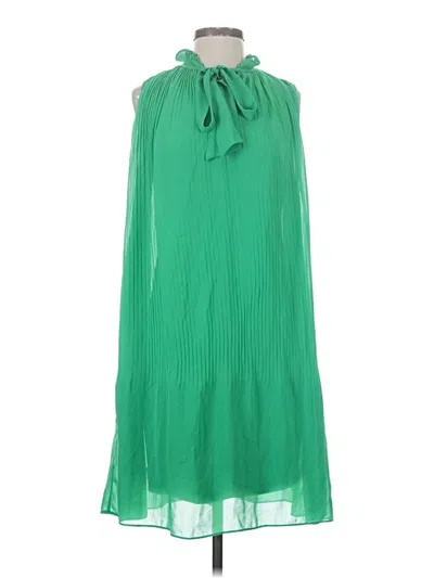 Pre-owned Dkny Casual Dress In Green
