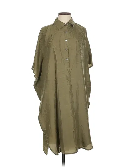 Pre-owned Dkny Casual Dress In Green