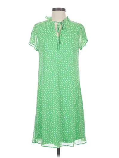 Pre-owned Dkny Casual Dress In Green