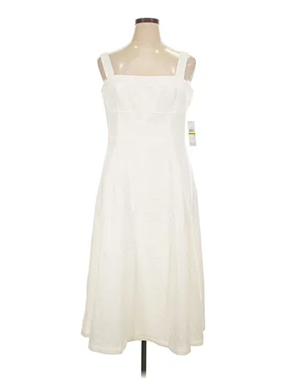 Pre-owned Dkny Casual Dress In Ivory