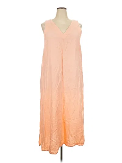 Pre-owned Dkny Casual Dress In Orange