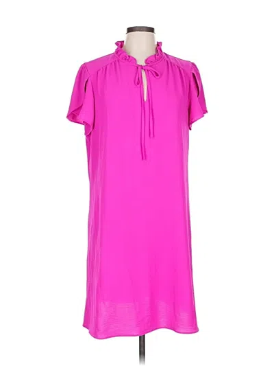 Pre-owned Dkny Casual Dress In Pink