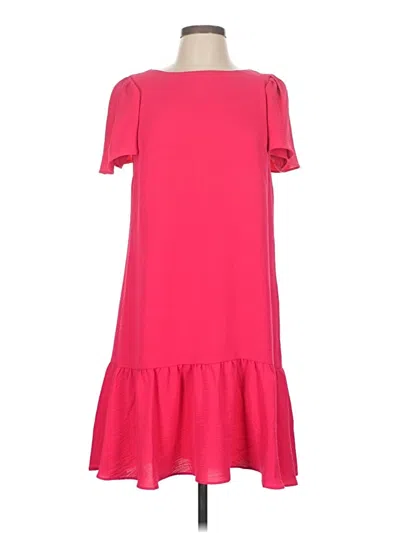 Pre-owned Dkny Casual Dress In Pink