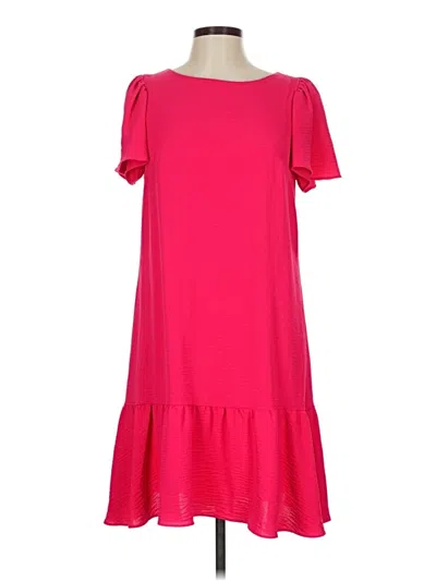 Pre-owned Dkny Casual Dress In Pink