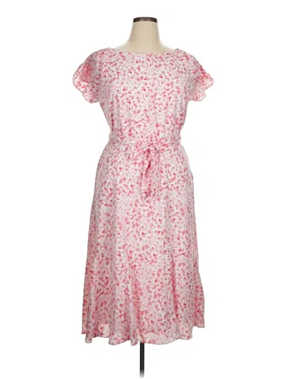 Pre-owned Dkny Casual Dress In Pink