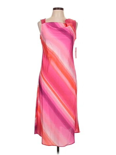 Pre-owned Dkny Casual Dress In Pink