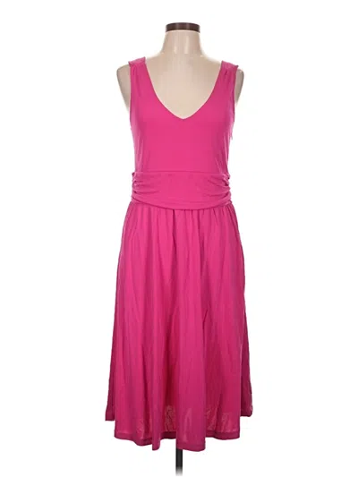 Pre-owned Dkny Casual Dress In Pink
