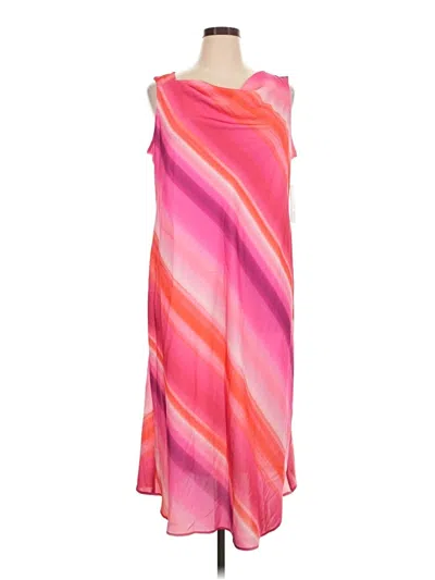 Pre-owned Dkny Casual Dress In Pink