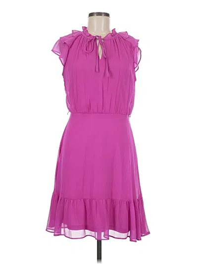 Pre-owned Dkny Casual Dress In Purple
