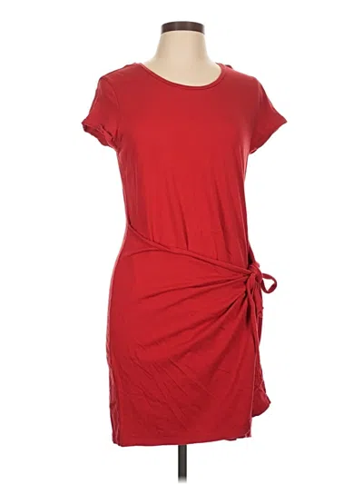 Pre-owned Dkny Casual Dress In Red
