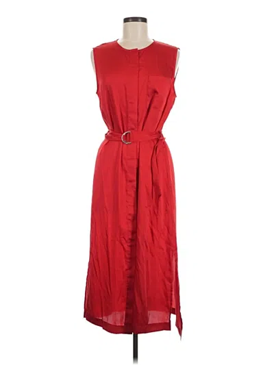 Pre-owned Dkny Casual Dress In Red