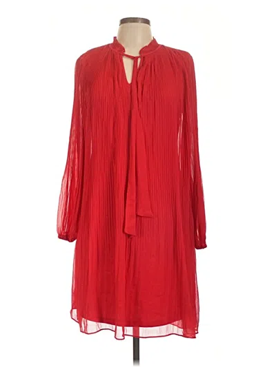 Pre-owned Dkny Casual Dress In Red