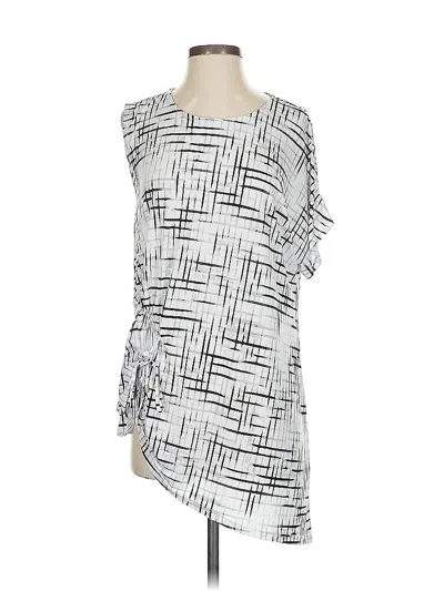 Pre-owned Dkny Casual Dress In Silver