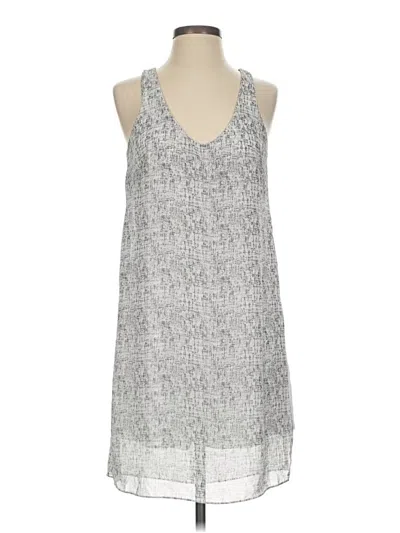 Pre-owned Dkny Casual Dress In Silver