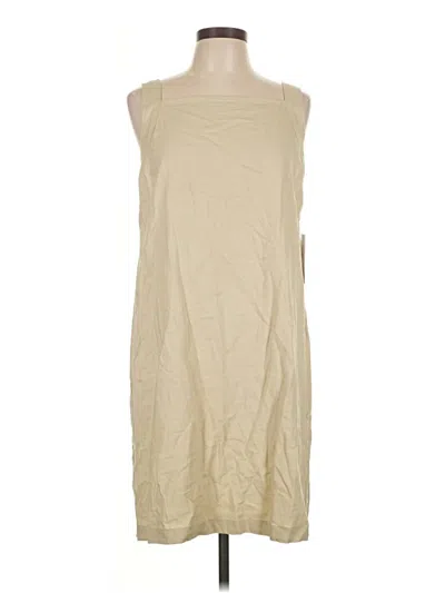 Pre-owned Dkny Casual Dress In Tan