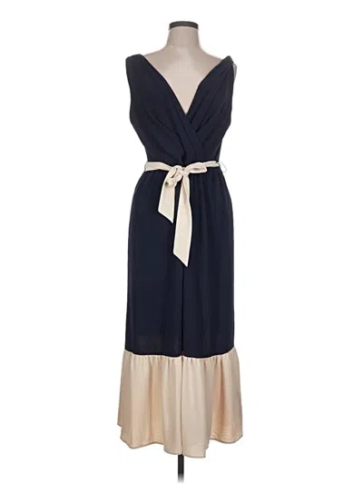Pre-owned Dkny Casual Dress In Tan