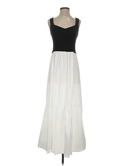 Pre-owned Dkny Casual Dress In White
