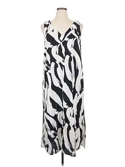 Pre-owned Dkny Casual Dress In White