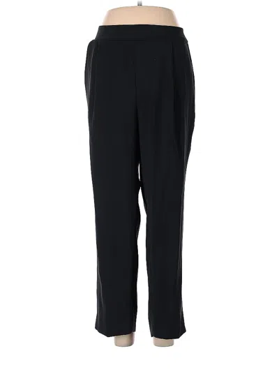 Pre-owned Dkny Casual Pants In Black