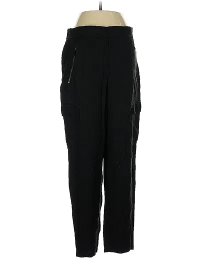 Pre-owned Dkny Casual Pants In Black
