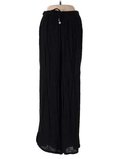 Pre-owned Dkny Casual Pants In Black