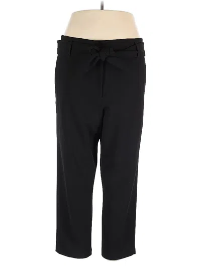 Pre-owned Dkny Casual Pants In Black