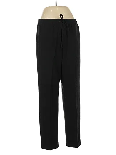 Pre-owned Dkny Casual Pants In Black
