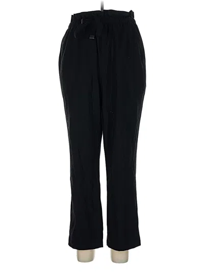 Pre-owned Dkny Casual Pants In Black