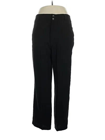 Pre-owned Dkny Casual Pants In Black