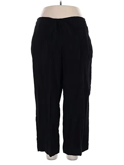 Pre-owned Dkny Casual Pants In Black