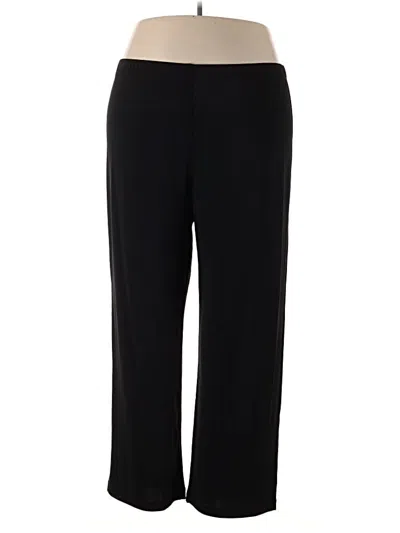 Pre-owned Dkny Casual Pants In Black