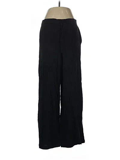Pre-owned Dkny Casual Pants In Black