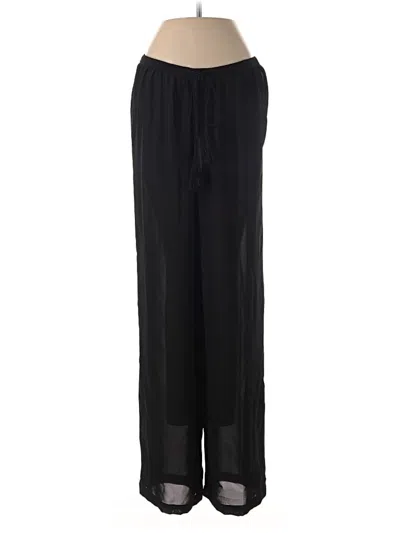 Pre-owned Dkny Casual Pants In Black