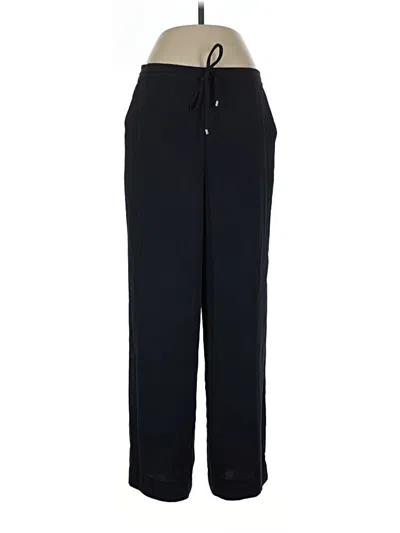 Pre-owned Dkny Casual Pants In Black