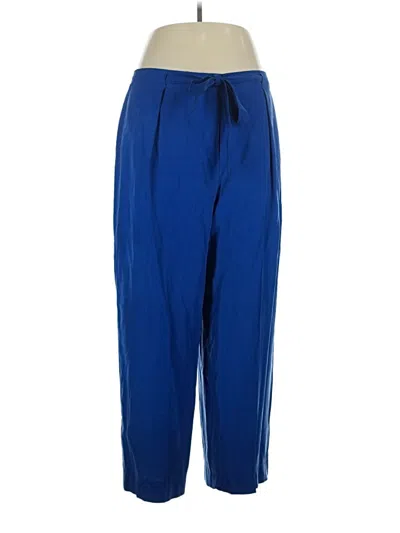 Pre-owned Dkny Casual Pants In Blue