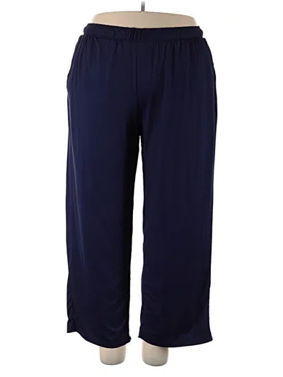 Pre-owned Dkny Casual Pants In Blue