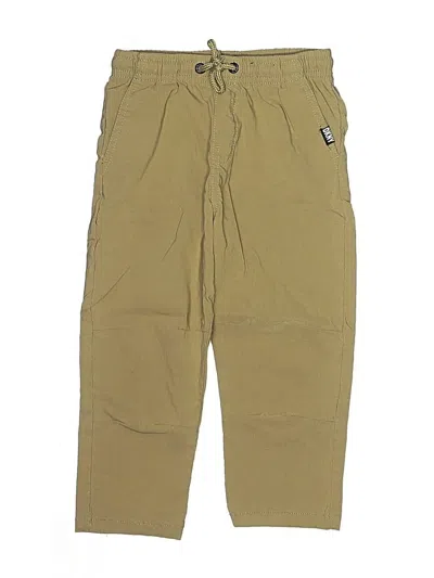 Pre-owned Dkny Kids' Casual Pants In Brown