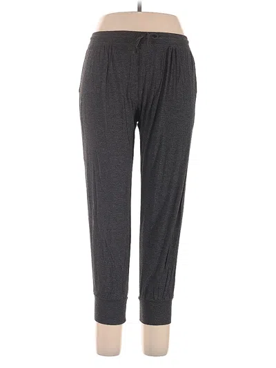 Pre-owned Dkny Casual Pants In Gray