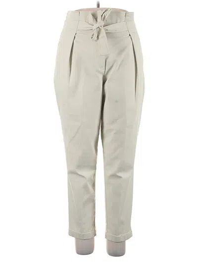 Pre-owned Dkny Casual Pants In Gray