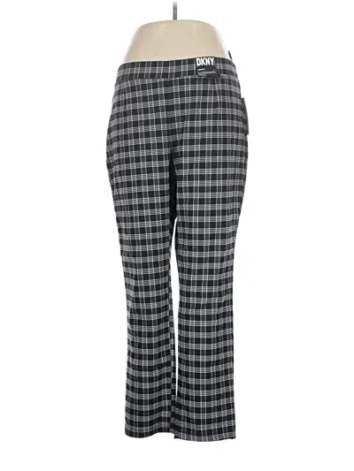 Pre-owned Dkny Casual Pants In Gray