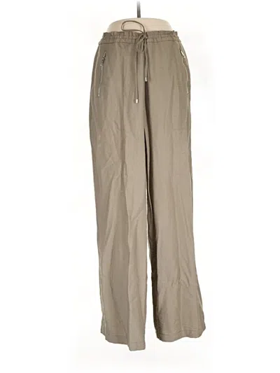 Pre-owned Dkny Casual Pants In Gray
