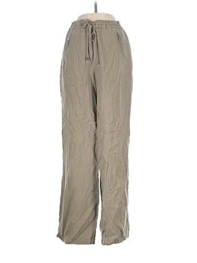 Pre-owned Dkny Casual Pants In Gray