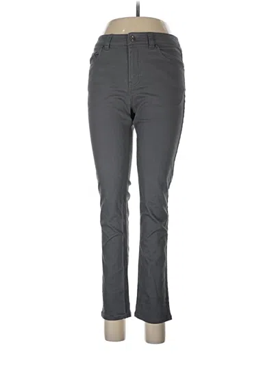 Pre-owned Dkny Casual Pants In Gray
