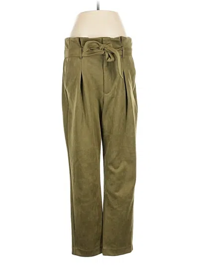 Pre-owned Dkny Casual Pants In Green