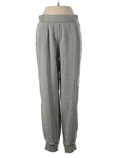 Pre-owned Dkny Casual Pants In Green