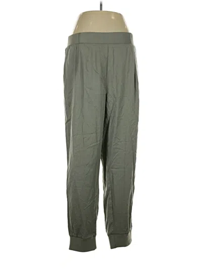 Pre-owned Dkny Casual Pants In Green